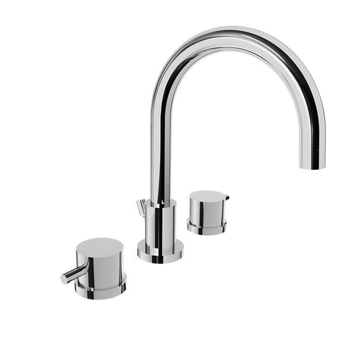 ZIP B66 - Washbasin faucet 8" c/c, return included (B66-8009-00L-CC)