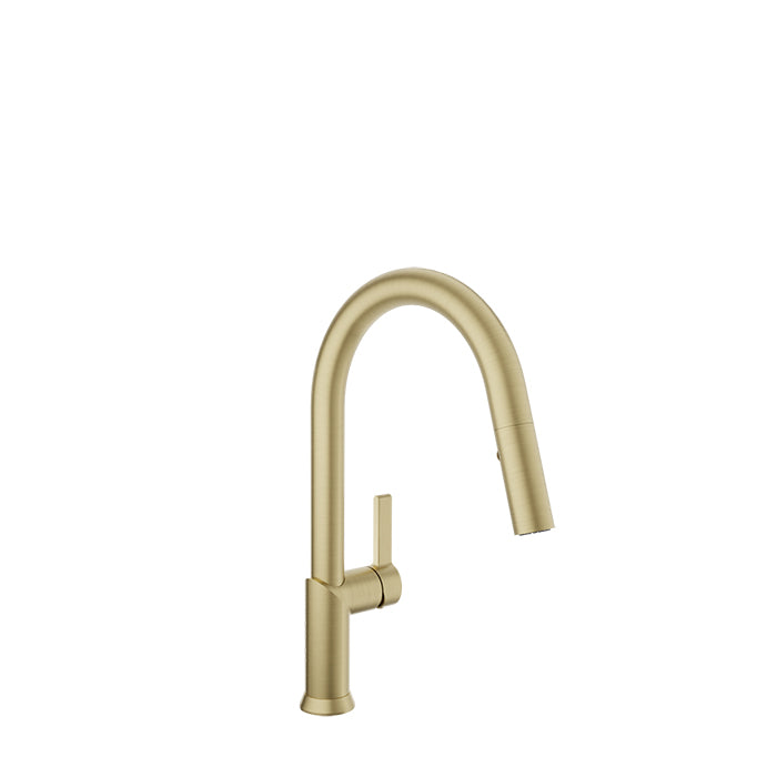 ARTE - Single-hole kitchen faucet with 2-function pull-down spray (CUI-9340-02l-)