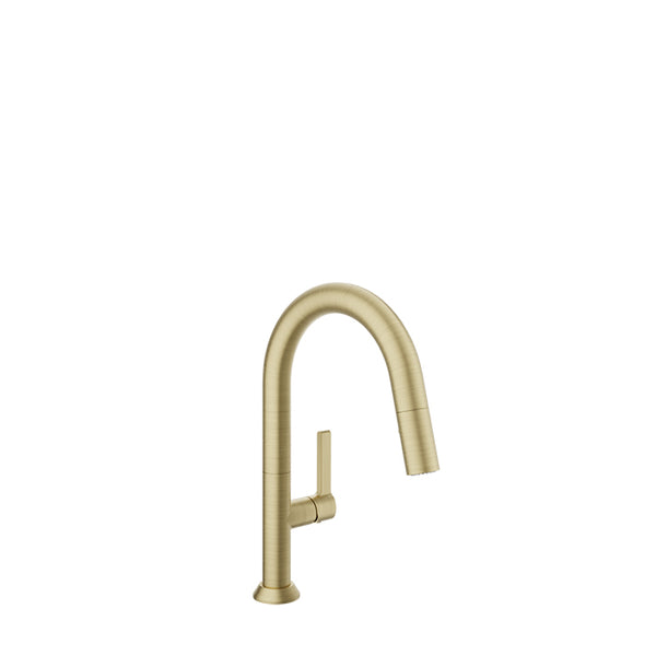 ARTE H13 Single-hole bar / prep kitchen faucet with 2-function pull-down spray