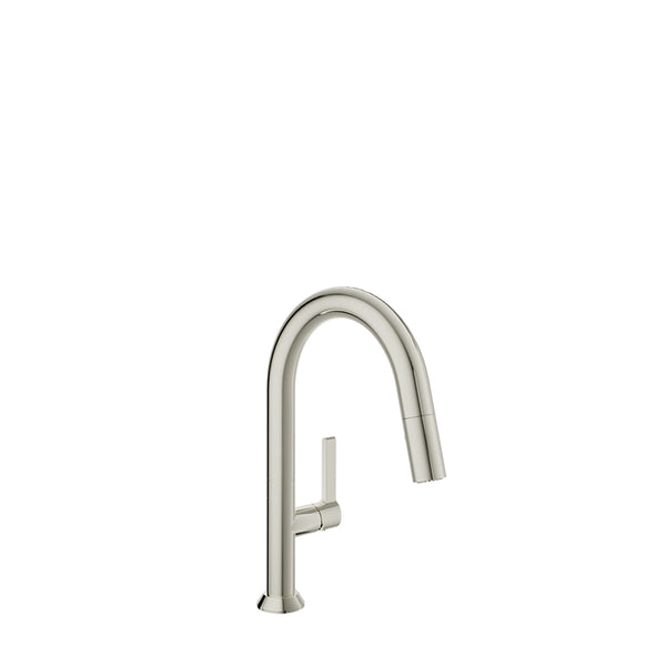 ARTE H13 Single-hole bar / prep kitchen faucet with 2-function pull-down spray
