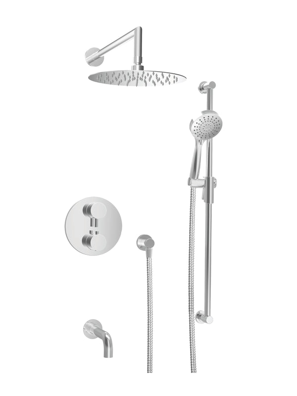 ZIP B66 - Complete set of thermostatic shower balanced pressure shower kit (PRO-4316-66-)