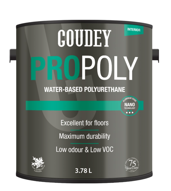 Goudey PROPOLY SATIN Interior Water Based Polyurethane