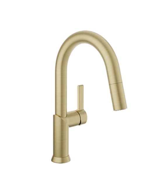 VISION H13 - Single-hole island/bar kitchen faucet with 2-jet pull-down hand shower