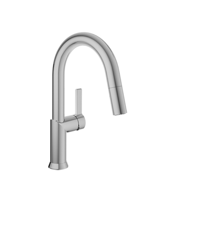 VISION H13 - Single-hole island/bar kitchen faucet with 2-jet pull-down hand shower