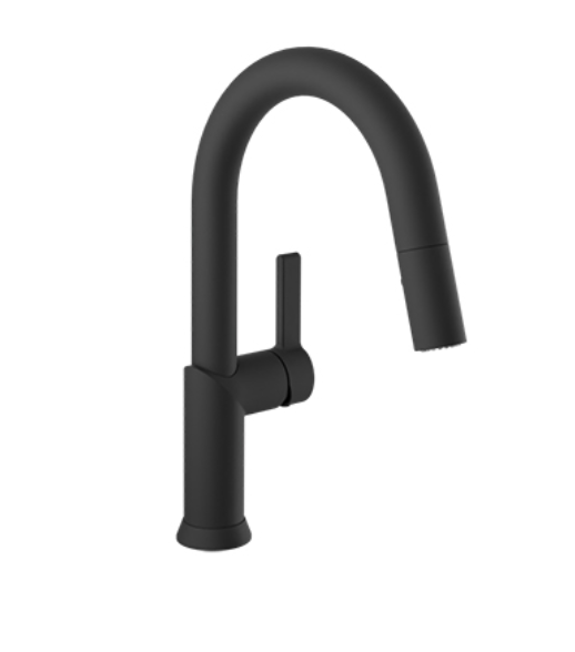 VISION H13 - Single-hole island/bar kitchen faucet with 2-jet pull-down hand shower