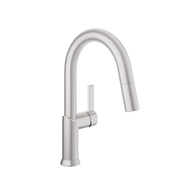 VISION H13 - Single-hole island/bar kitchen faucet with 2-jet pull-down hand shower