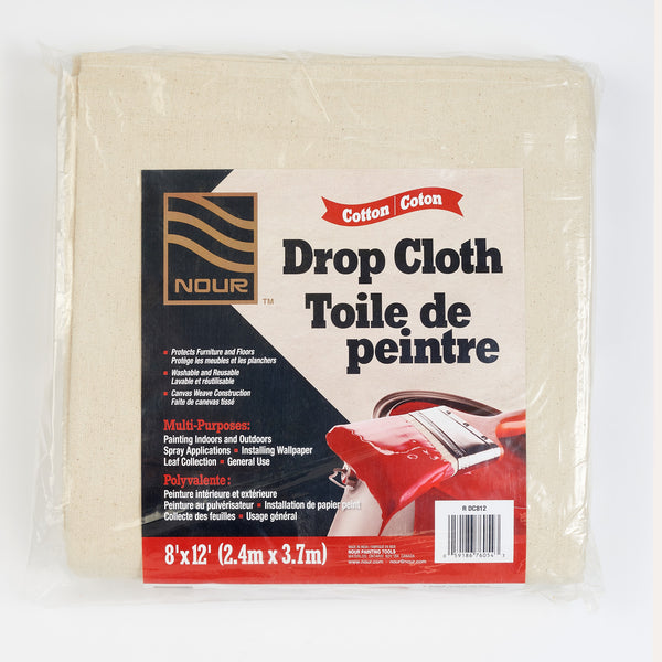 NOUR 8 Ounce Cotton Drop Cloth 8x12