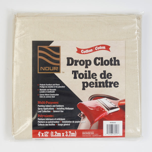 NOUR 8 Ounce Cotton Drop Cloth 4x12