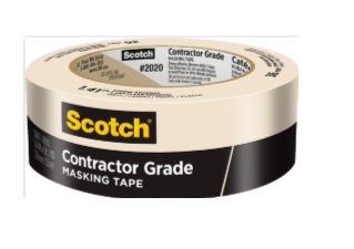 3M Scotch® Contractor Grade Masking Tape 1 1/2"