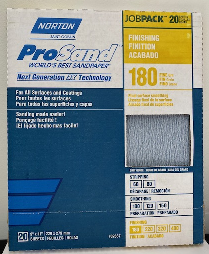 NORTON 3X HIGH PERF 9Xll 180G 20 PK