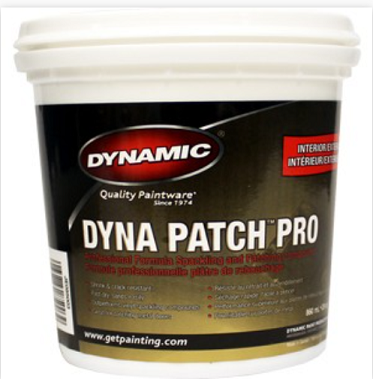 Dynamic JE085001 225ml (8 oz.) Dyna Patch Pro Spackling Compound UPC #: 064784850015
