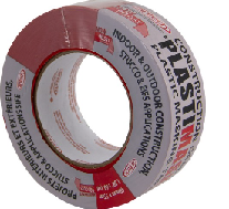 Cantech 3500024855 48mm x 55m (1.88" x 60yd) Plastimask Plastic Masking Tape for Stucco & EIFS Applications