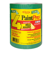 Cantech 309643650 36mm x 50m (1.41" x 54.6yd) Paint Pro Green Premium Masking Tape (4 pack)