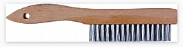 Dynamic 00402 4 x 16 Row Wood Shoe Handle Wire Brush