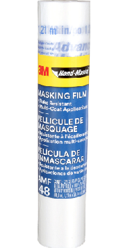 3M AMF48 48" x 180' .4mil Hand-Masker Advanced Masking Film