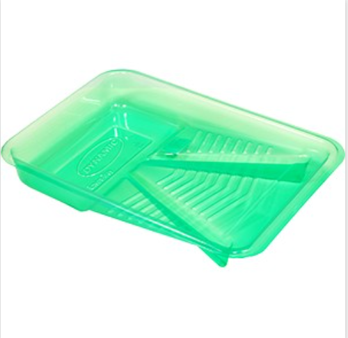 Dynamic HZ020450 1QT (1L) 9.5 Green Enviro Plastic Paint Tray