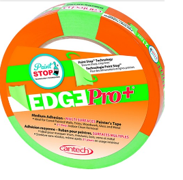 Cantech 314242455 24mm x 55m (0.94" x 60yd) EdgePro+ Green Multi-Surface Painter's Tape