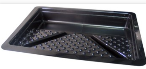 Plastic paint clearance roller tray